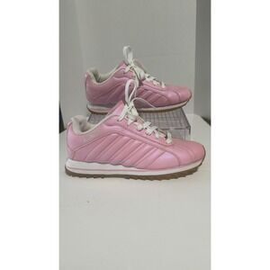 K-Swiss Classic VN Sneakers - Pink Iridescent Leather Low Top Shoes - Size (See)